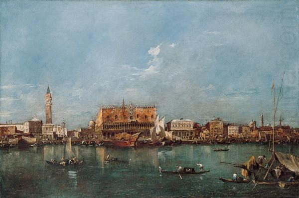 Francesco Guardi Venice from the Bacino di San Marco china oil painting image